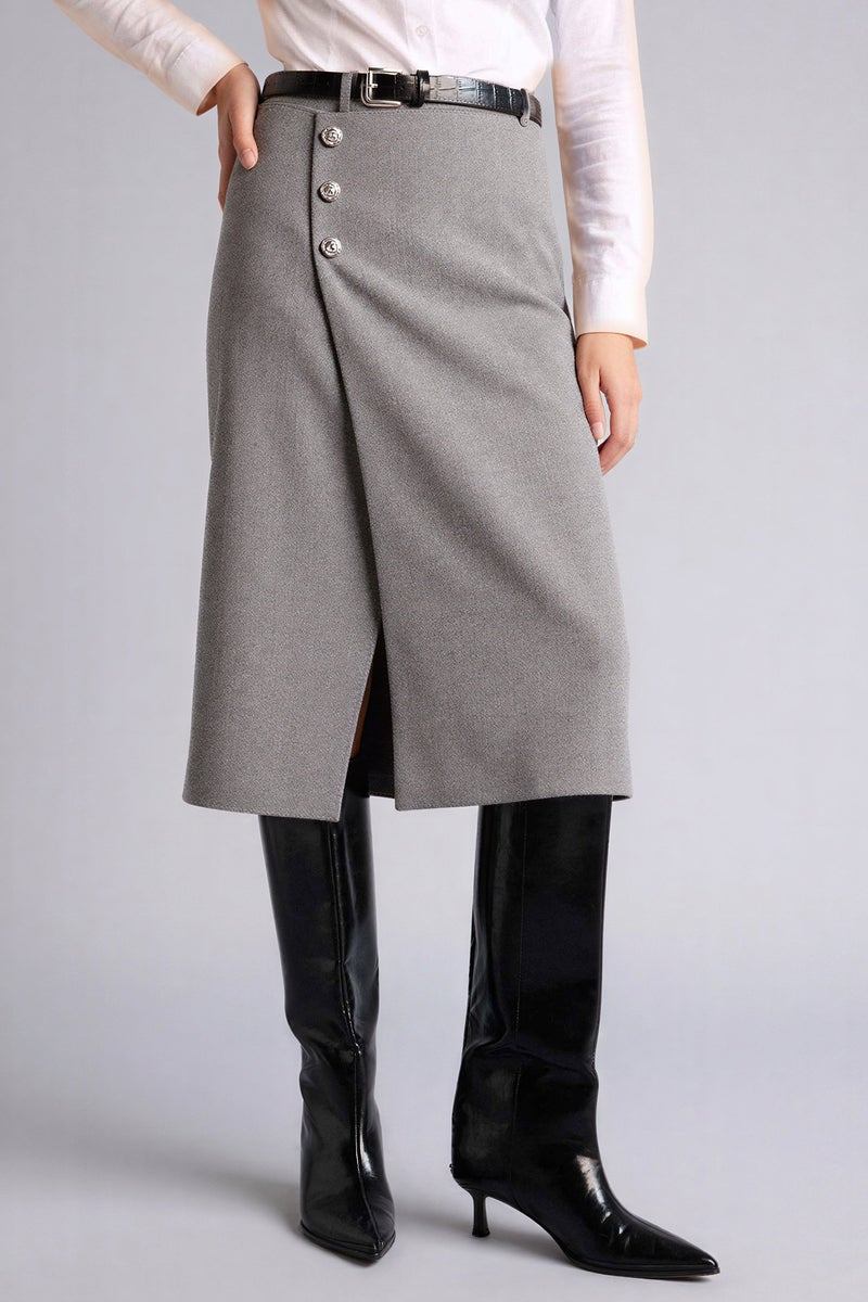 ديفاكتو جيبة ميدي بخصر عادي - Image 3